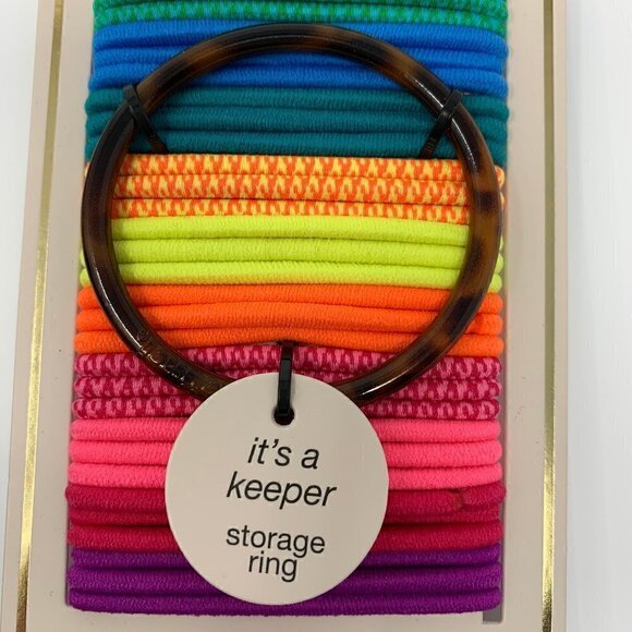 Weightlifting Workout Gloves + 40 Colorful Hairbands NWT Athleisure Gift Set - Picture 5 of 7